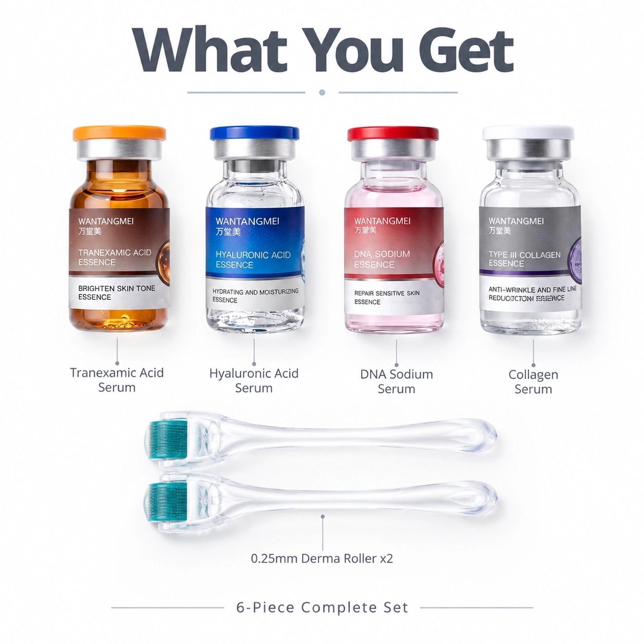 Hyaluronic Acid Facial Serum - Tranexamic Acid Hyaluronic Acid Sodium DNA