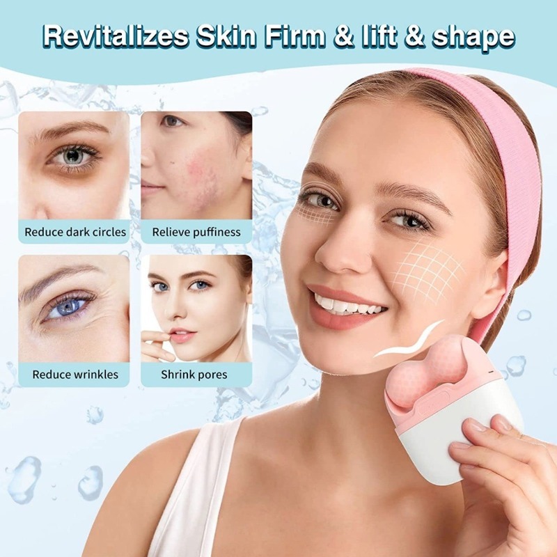 Dual Head Ice Roller for Face  - Face Ice Roller Puffiness 评论和价格