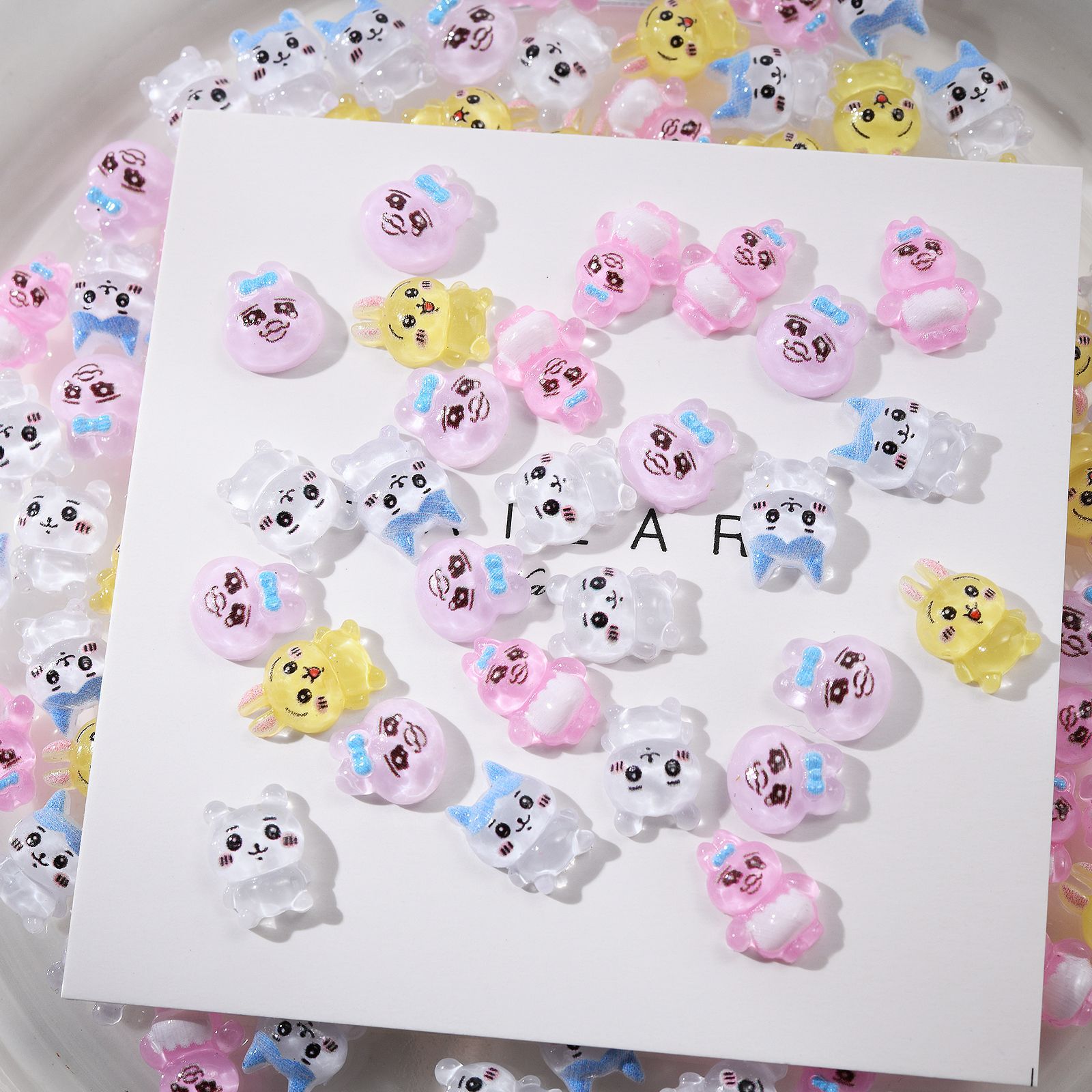 100pcs Cartoon forchiikawa Nai - Nail Art 评论和价格