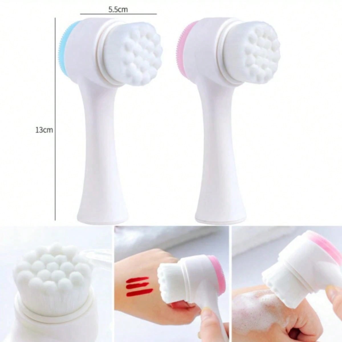 Double Sided Facial Cleanser S - Silicone Face Scrubber Electric 评论和价格